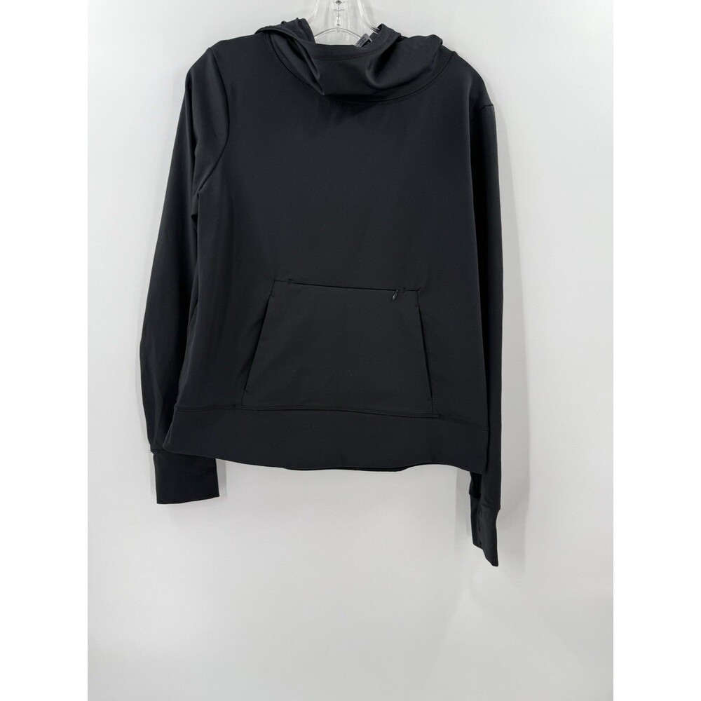 Active People Black Hoodie US Size 10 Grunge Lounge Athleisure Kangaroo Pouch EC